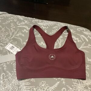 NWT Stella McCartney burgundy sport bra.
